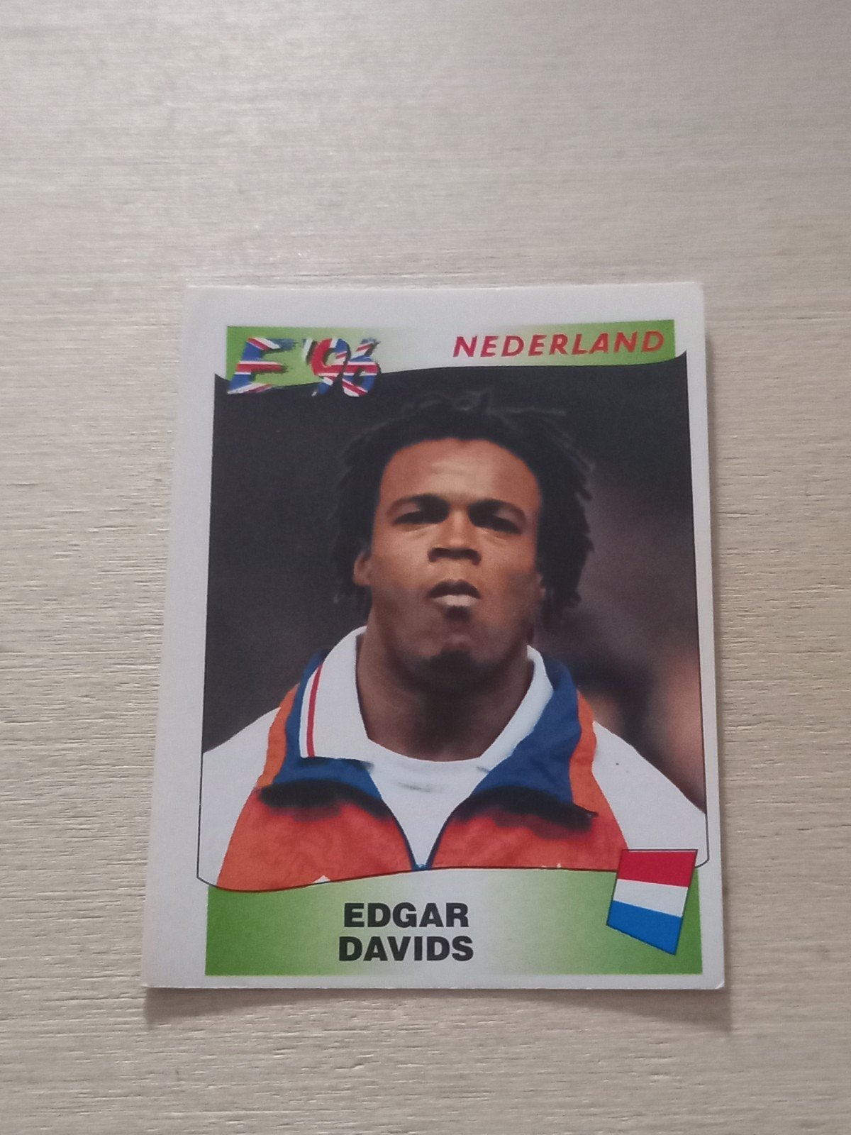 Panini Euro 1996 - nr. 86 - Edgar Davids, Ophalen of Verzenden, Nieuw, Sticker