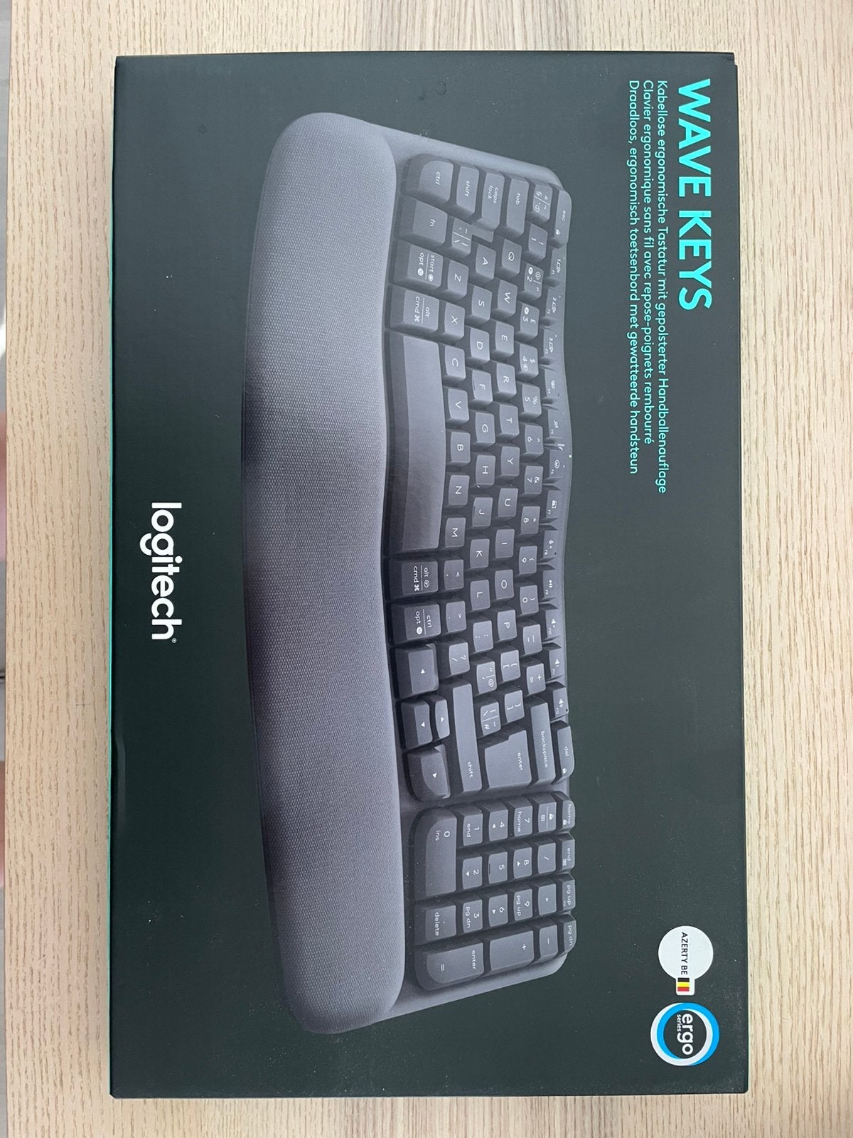 Clavier Wave Keys logitech, Informatique & Logiciels, Claviers, Enlèvement, Azerty, Comme neuf, Sans fil