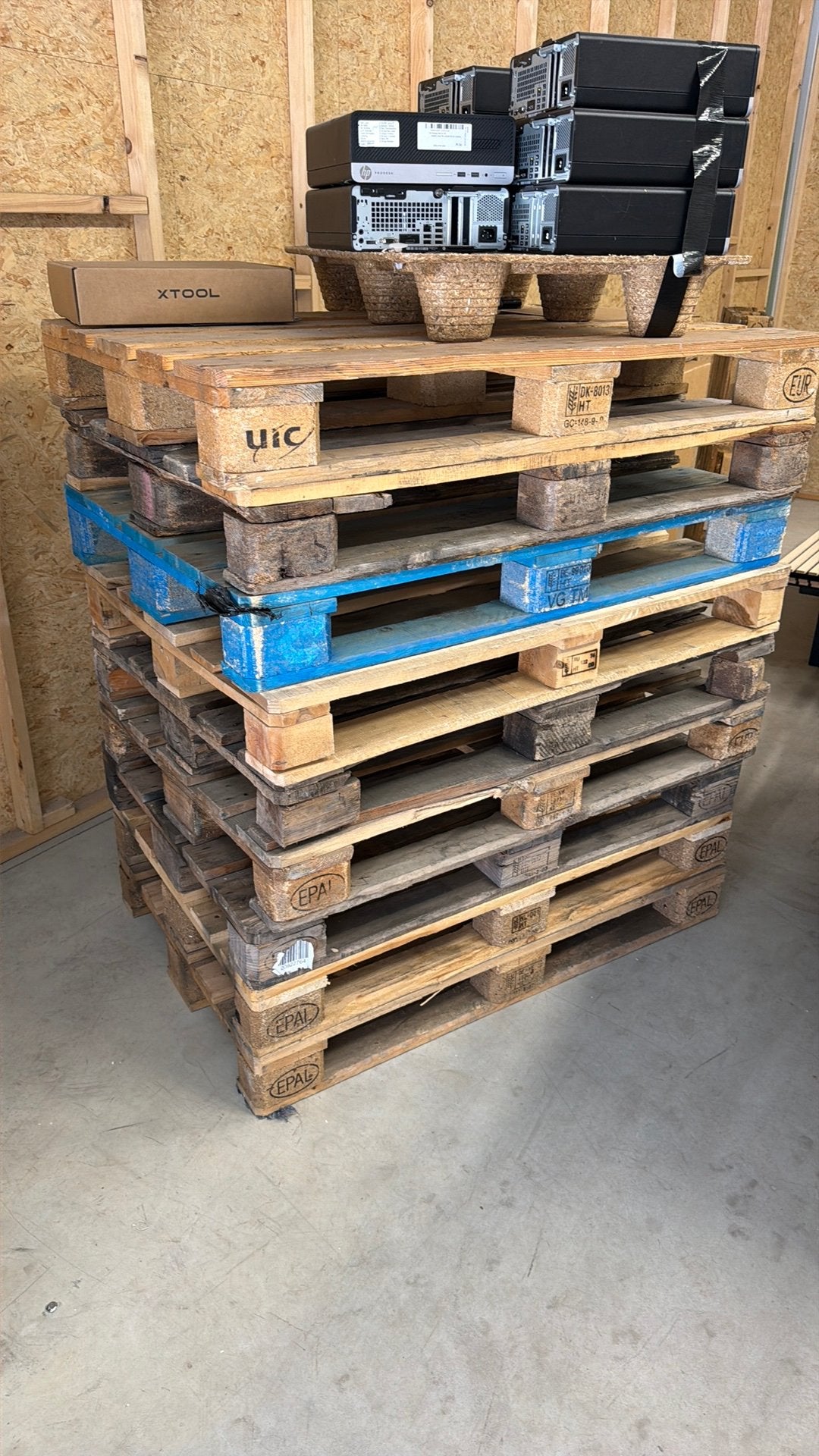 Euro pallets 50€ allemaal, Enlèvement, Comme neuf