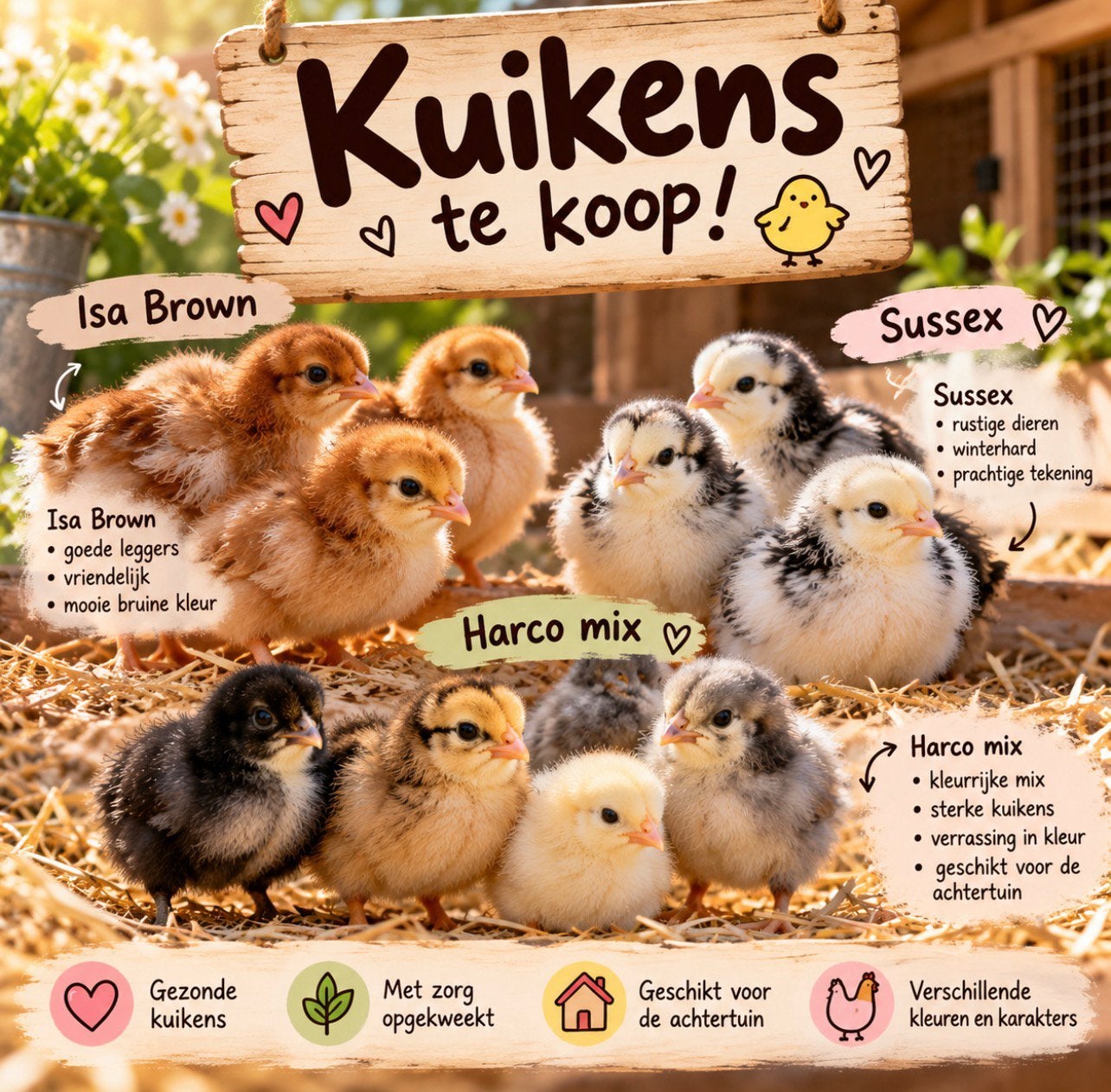 Kuikentjes, pas uit het eitje, Dieren en Toebehoren