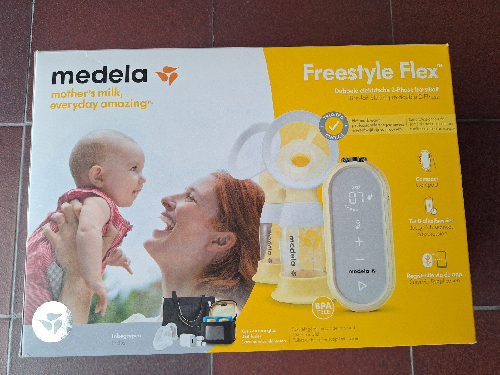 Dubbele elektrische borstkolf: Medela Freestyle Flex, Kinderen en Baby's, Ophalen, Handsfree, Borstkolf, Medela