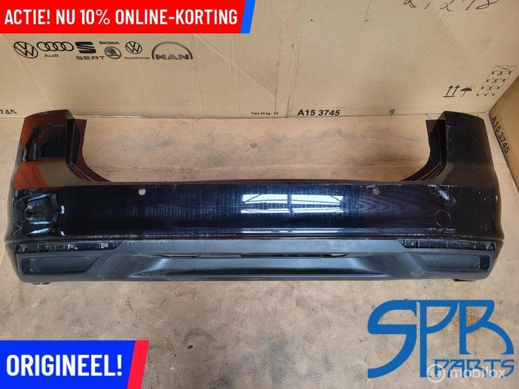 ACHTERBUMPER VW PASSAT B8 VARIANT FACELIFT LC9X 6xPDC BUMPER, Arrière, VOLKSWAGEN, Volkswagen, Utilisé