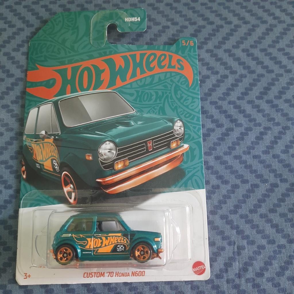 HOTWHEELS GREEN/BRONZE SPECIAL: HONDA N600 CUSTOM 1970*NEW*, Ophalen, Nieuw, Auto, Overige merken