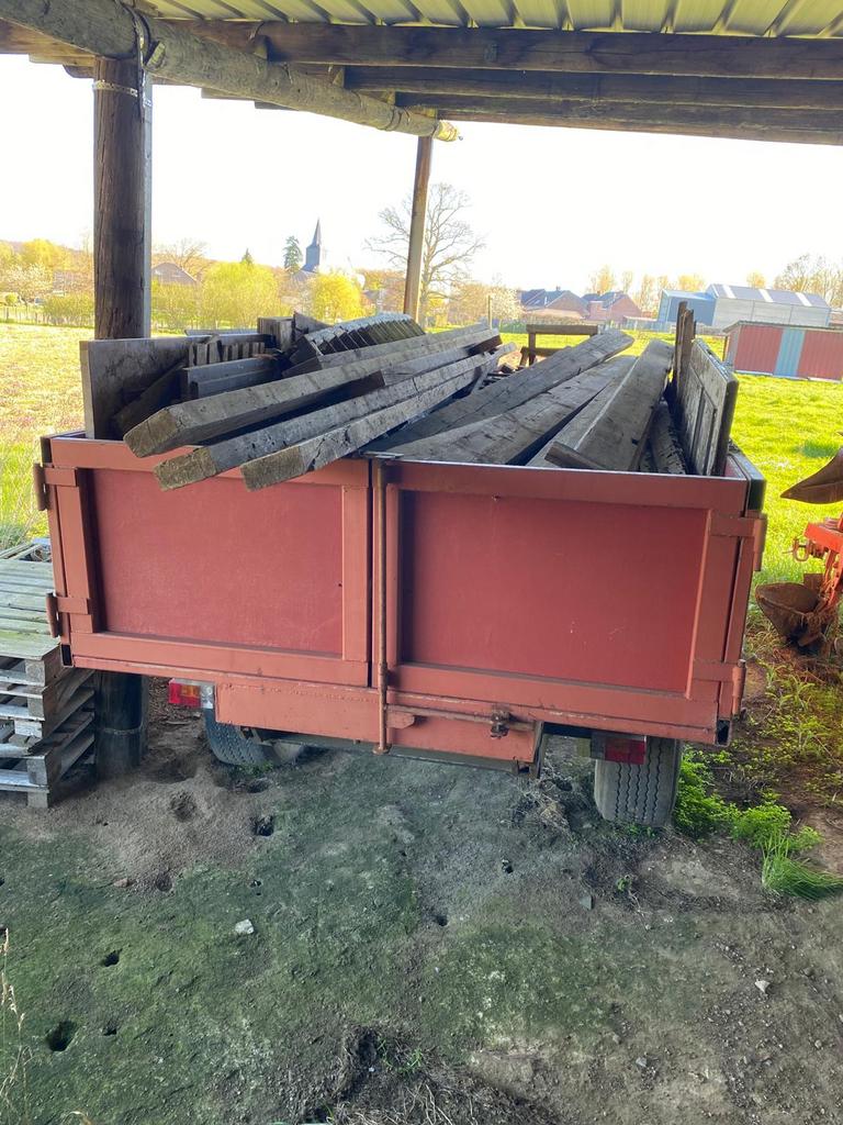 Remorque droog brandhout, Tuin en Terras, Brandhout, Ophalen