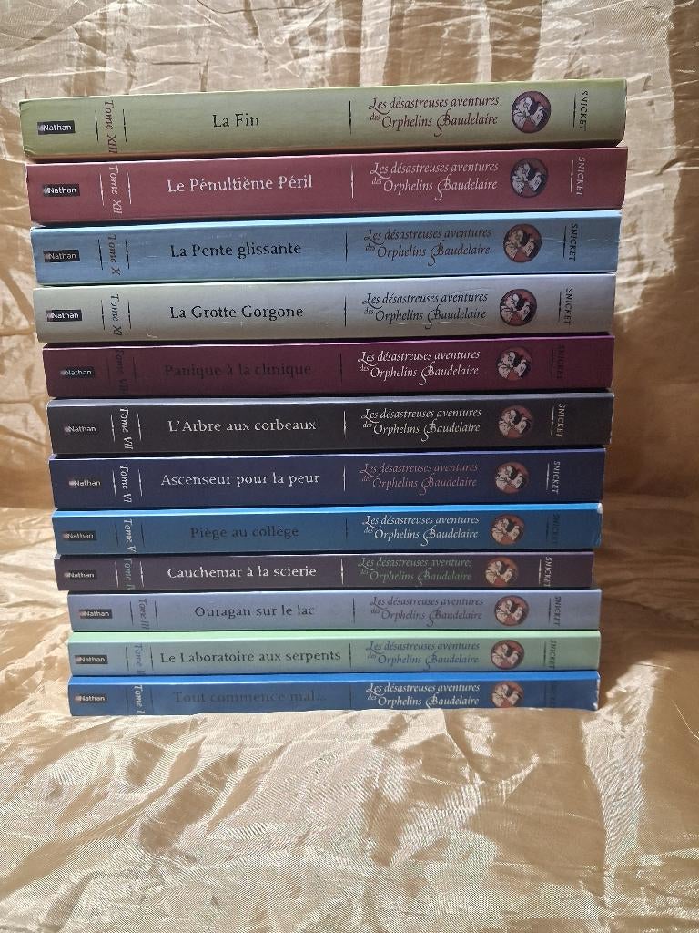 Lot Les Désastreuses Aventures des Orphelins Baudelaire, Enlèvement, Utilisé, Lemony Snicket, Fiction