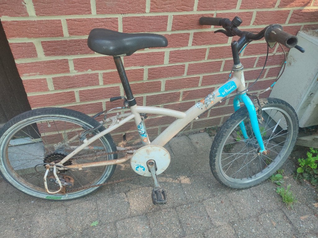 Kinderfiets, Fietsen en Brommers, Ophalen, 20 inch of meer, Gebruikt, Velgrem