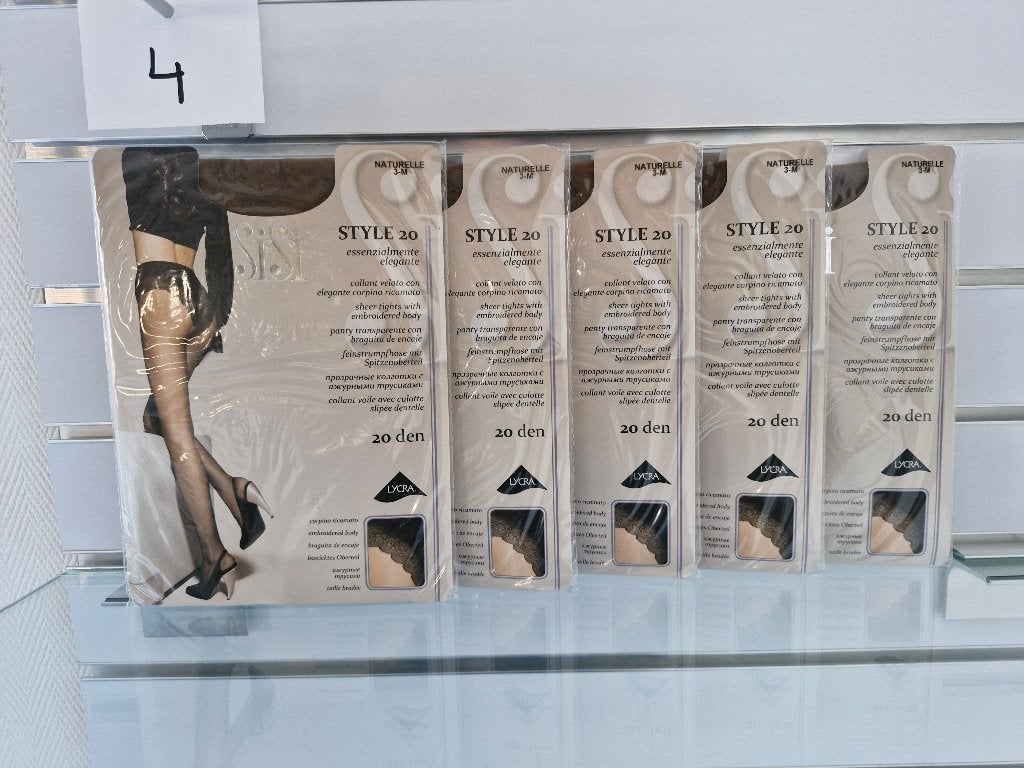 Panty’s Sisi Style 20 Naturelle 3-M Pakket 4, Sisi, Overige kleuren, Nieuw, Maat 40/42 (M)