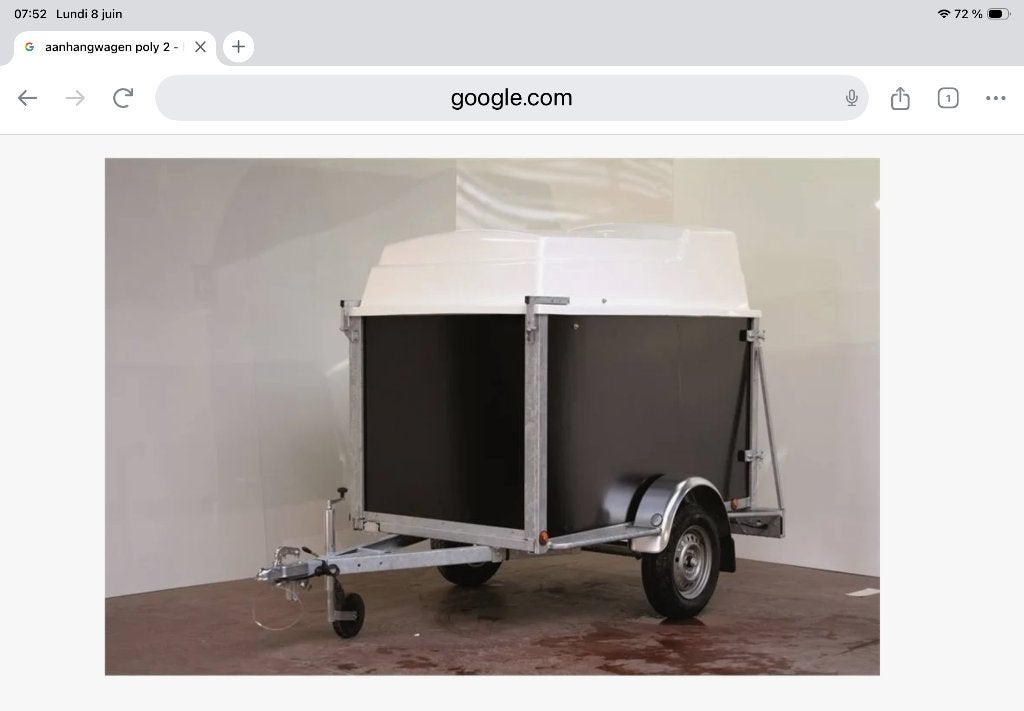 Gesloten aanhangwagen, Caravans en Kamperen, Mobilhomes, Particulier, Ophalen