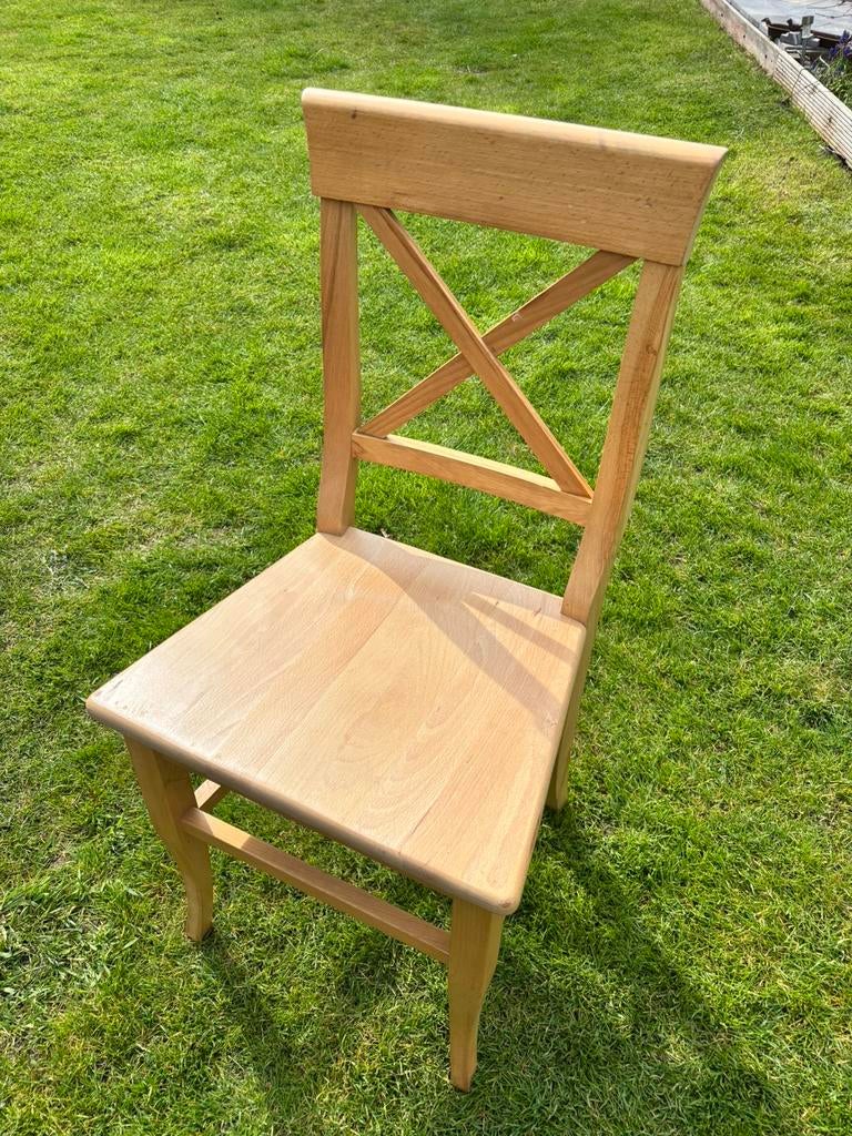 Lot de 6 chaises en pin massif, Enlèvement