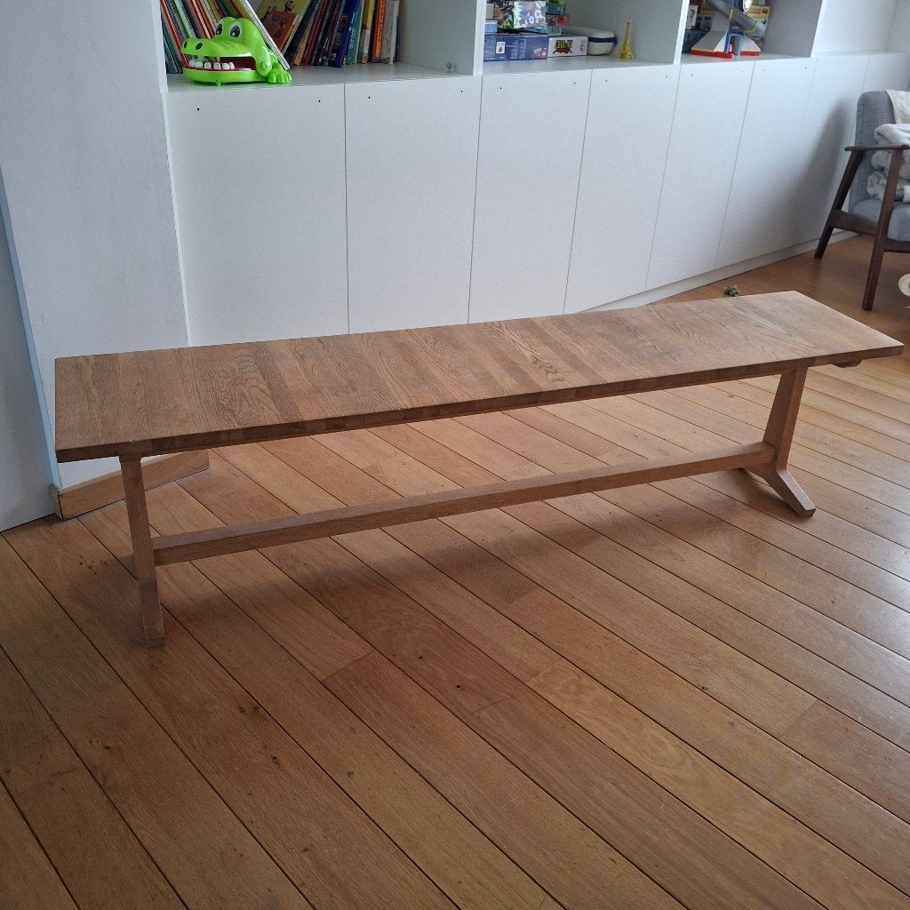 Banc en chêne, Enlèvement, Utilisé
