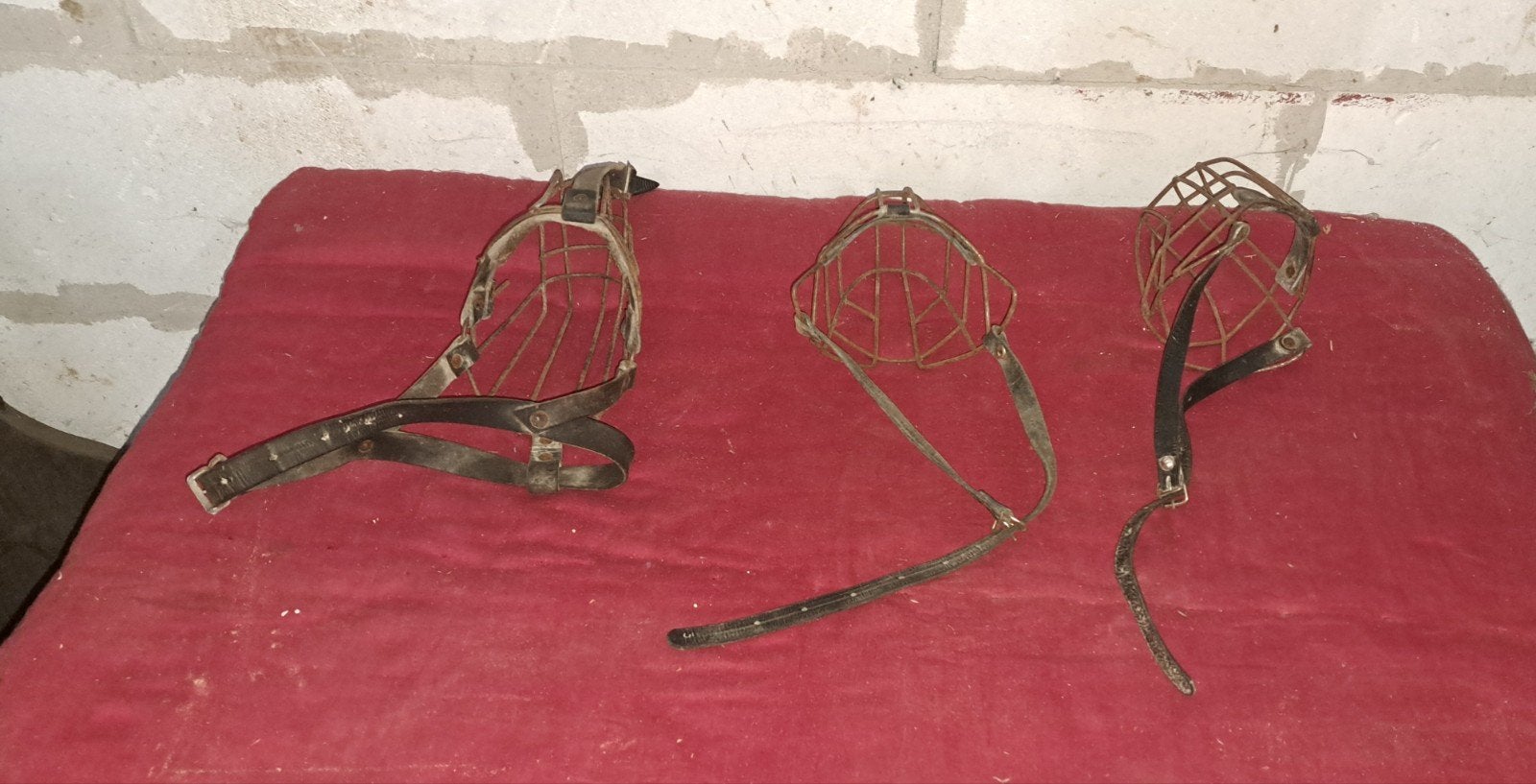 korven antieke muilkorfen decoratie, Ophalen of Verzenden
