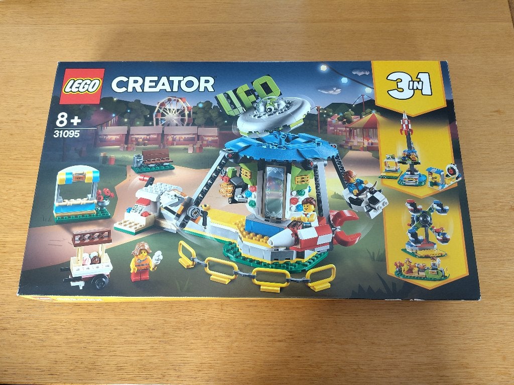 Lego 31095 Creator 3-in-1 carnavalsdraaimolen, Ophalen, Lego, Zo goed als nieuw, Compleet