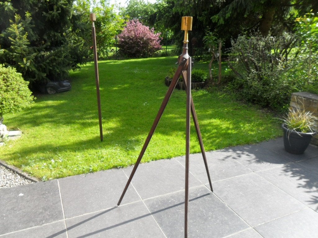 Pantomètre Ancienne Equerre d'Arpenteur Géomètre en Laiton, Enlèvement