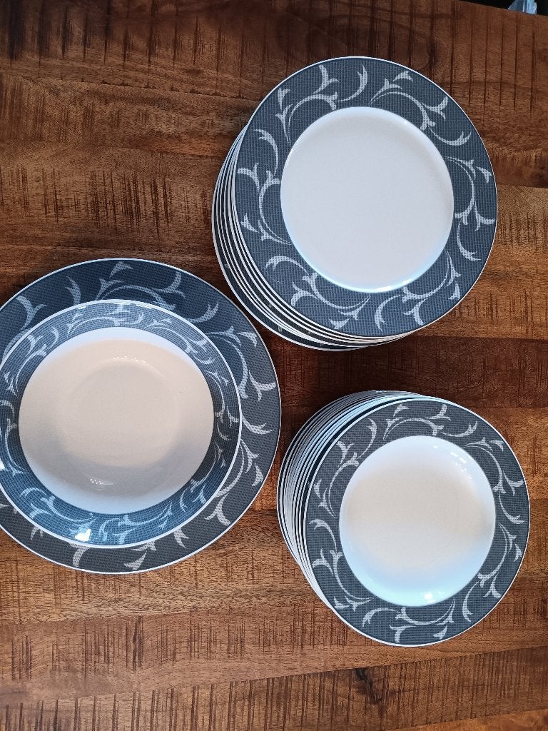 servies Palazzo Dessina borden en 2 schalen, Ophalen, Gebruikt, Overige merken, Vintage