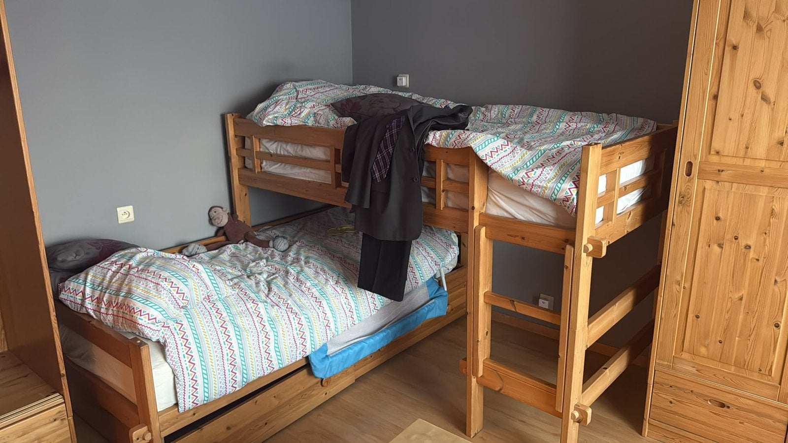 Stapelbed, Huis en Inrichting, Ophalen, Zo goed als nieuw, Hout