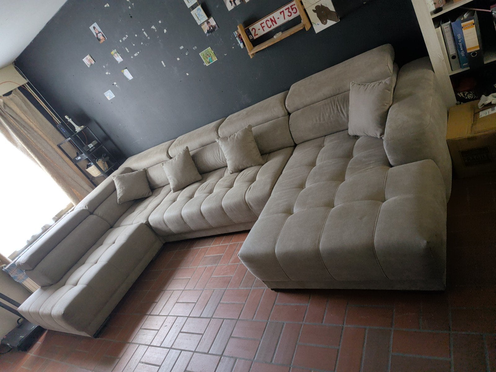 grote Hoek zetel, Ophalen, Nieuw, Overige materialen, Modern