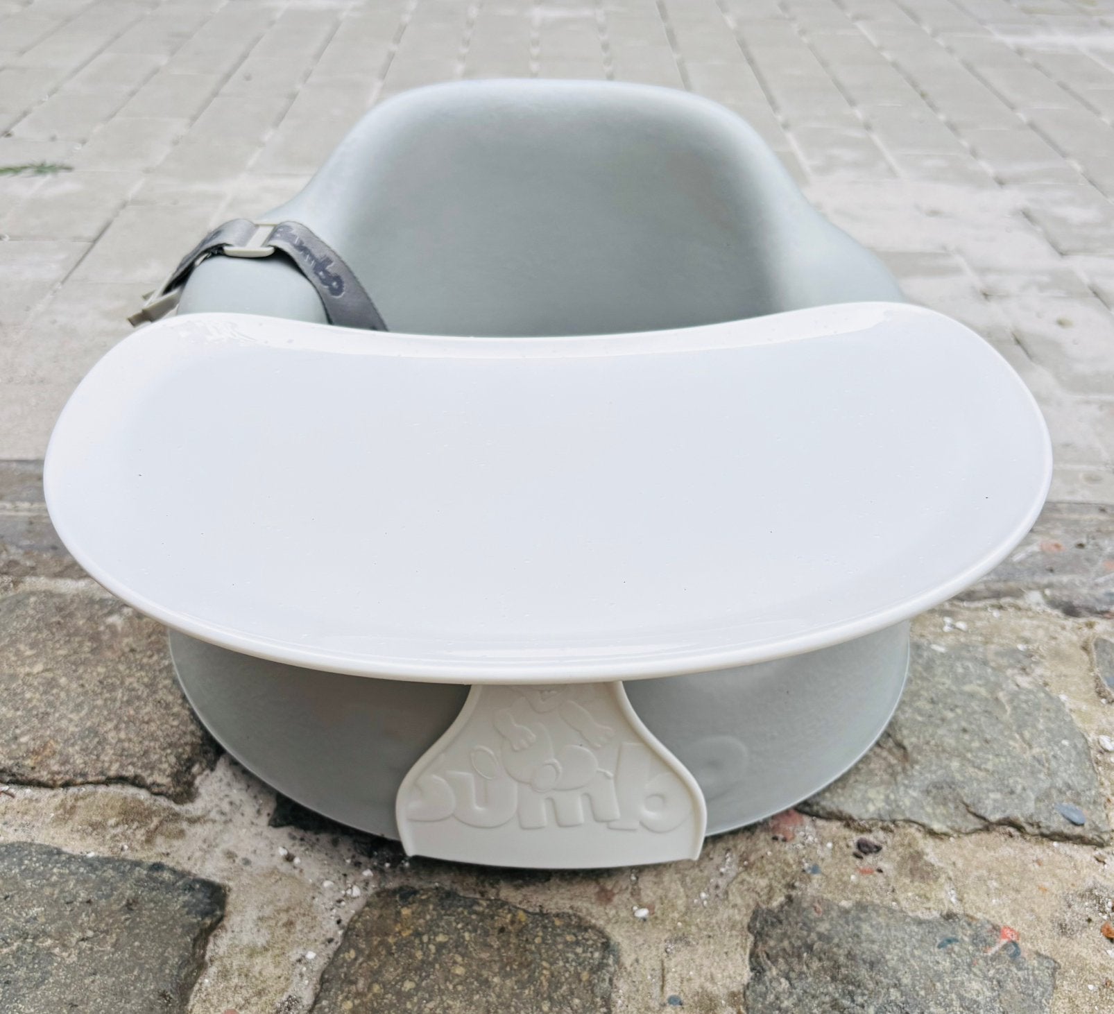 Siège multifonctions Bumbo/gris, Enfants & Bébés, Chaises pour enfants, Enlèvement ou Envoi, Comme neuf, Autres types, Plateau amovible