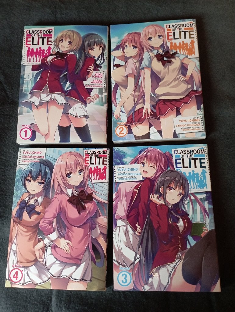 manga classroom of the elite 1 - 4, Boeken, Strips | Comics, Meerdere comics, Ophalen of Verzenden, Zo goed als nieuw, Japan (Manga)