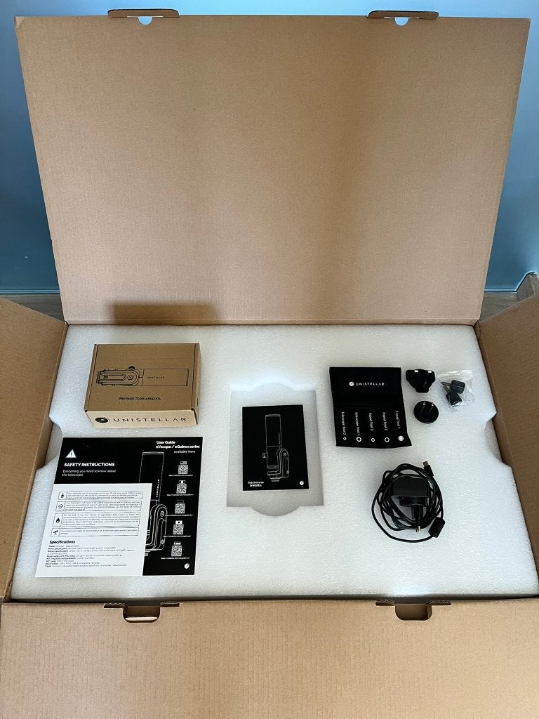 Unistellar telescoop EQuinoX 2, Ophalen, 80 tot 200 mm, Met statief, Spiegeltelescoop (reflector)
