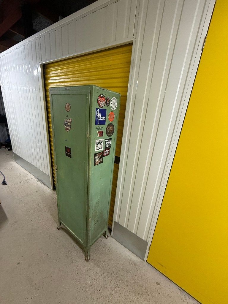 Originele vintage medische locker (Julien Vandendaelen), Huis en Inrichting, Ophalen, Gebruikt