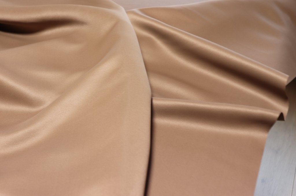 Tissu de rideau couleur chocolat, Neuf, Brun, 120 cm ou plus, Polyester