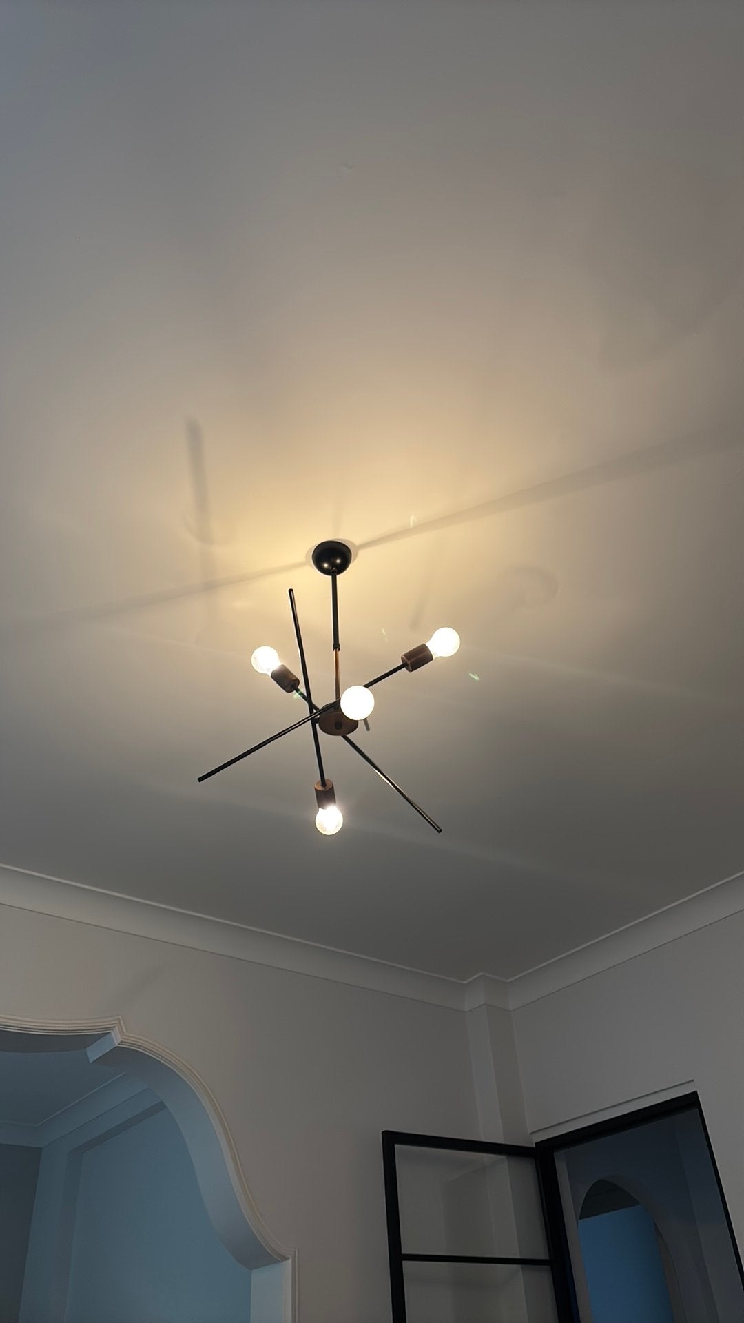 Prachtige moderne plafondlamp, Ophalen, Zo goed als nieuw