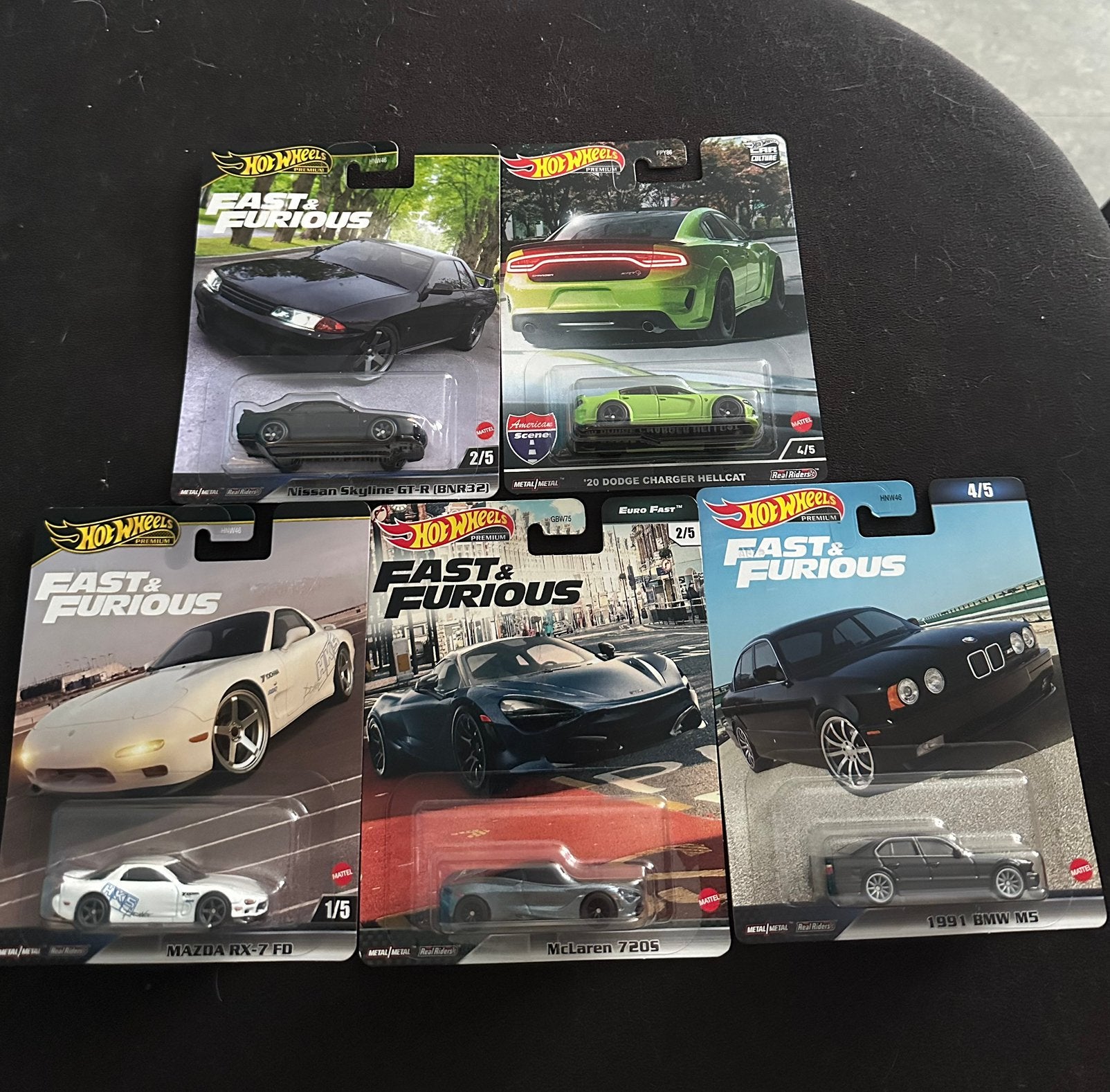 Hot wheels premiums x5, Hobby en Vrije tijd, Ophalen of Verzenden, Nieuw, Auto