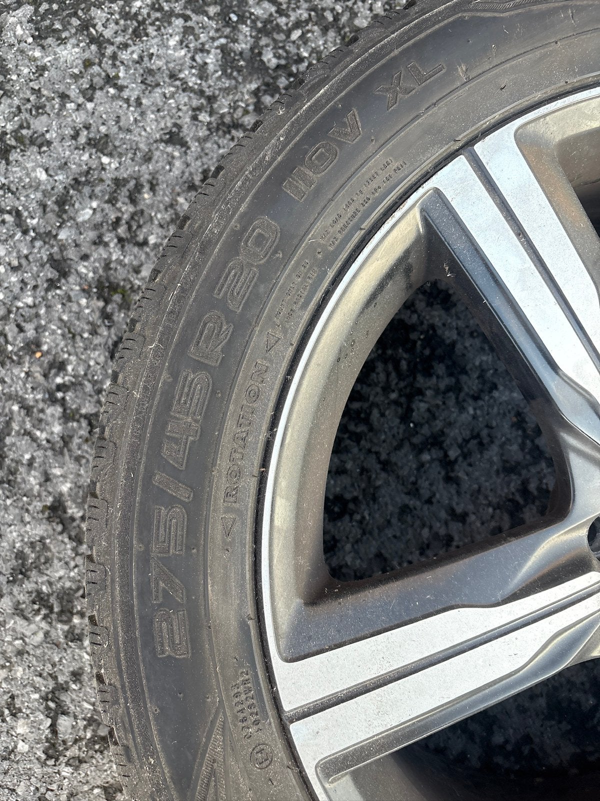 Volvo xc90 20 inch velgen+ banden, Neuf, Pneu(s), Enlèvement, 20 pouces