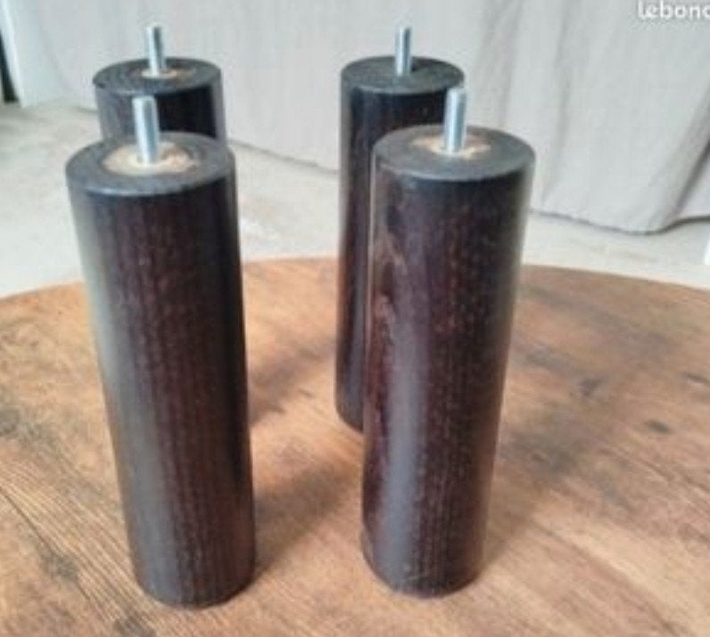 Set van 4 bedpoten van 20 cm, Huis en Inrichting, Ophalen of Verzenden