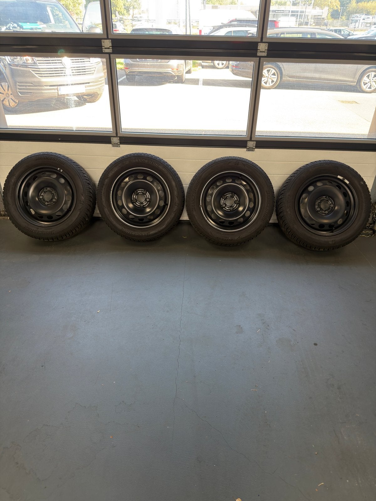 Winterbanden met velg 5x100 16inch “1winter gebruikt”, Auto-onderdelen, Ophalen, Gebruikt, 16 inch, Banden en Velgen