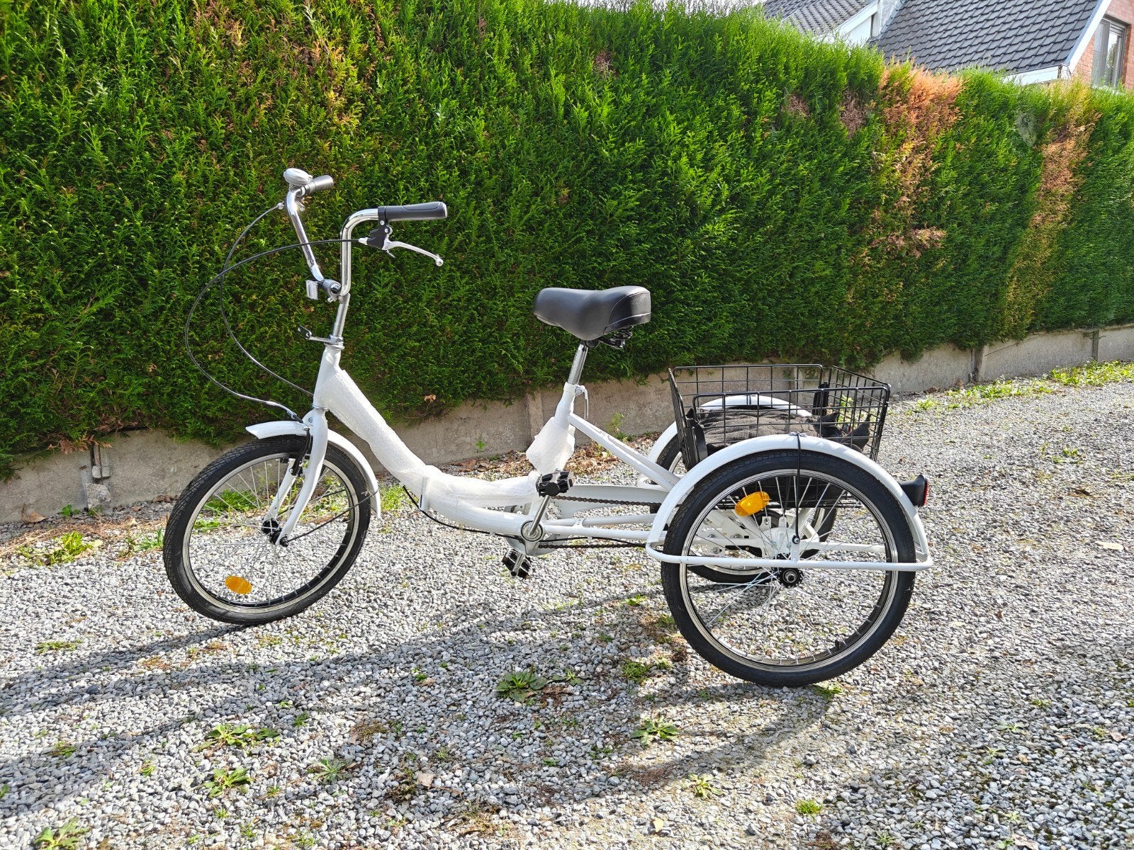 Witte driewieler voor volwassenen/senioren, Fietsen en Brommers, Ophalen, Zo goed als nieuw