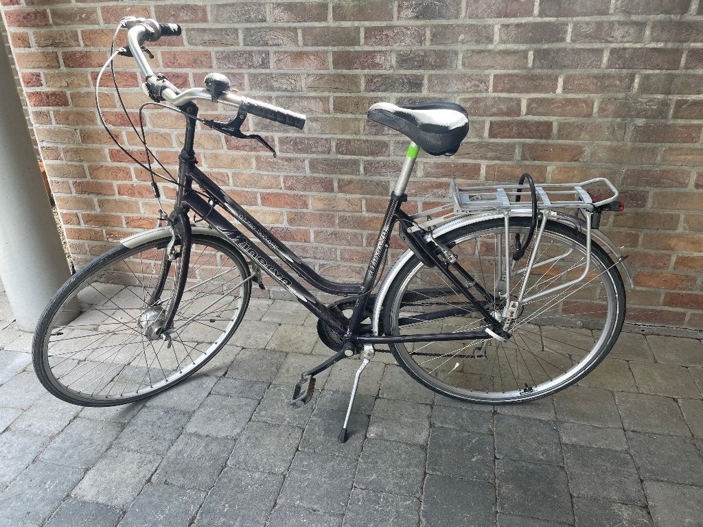 damesfiets, Fietsen en Brommers, Ophalen, Gebruikt, Velgrem, Versnellingen