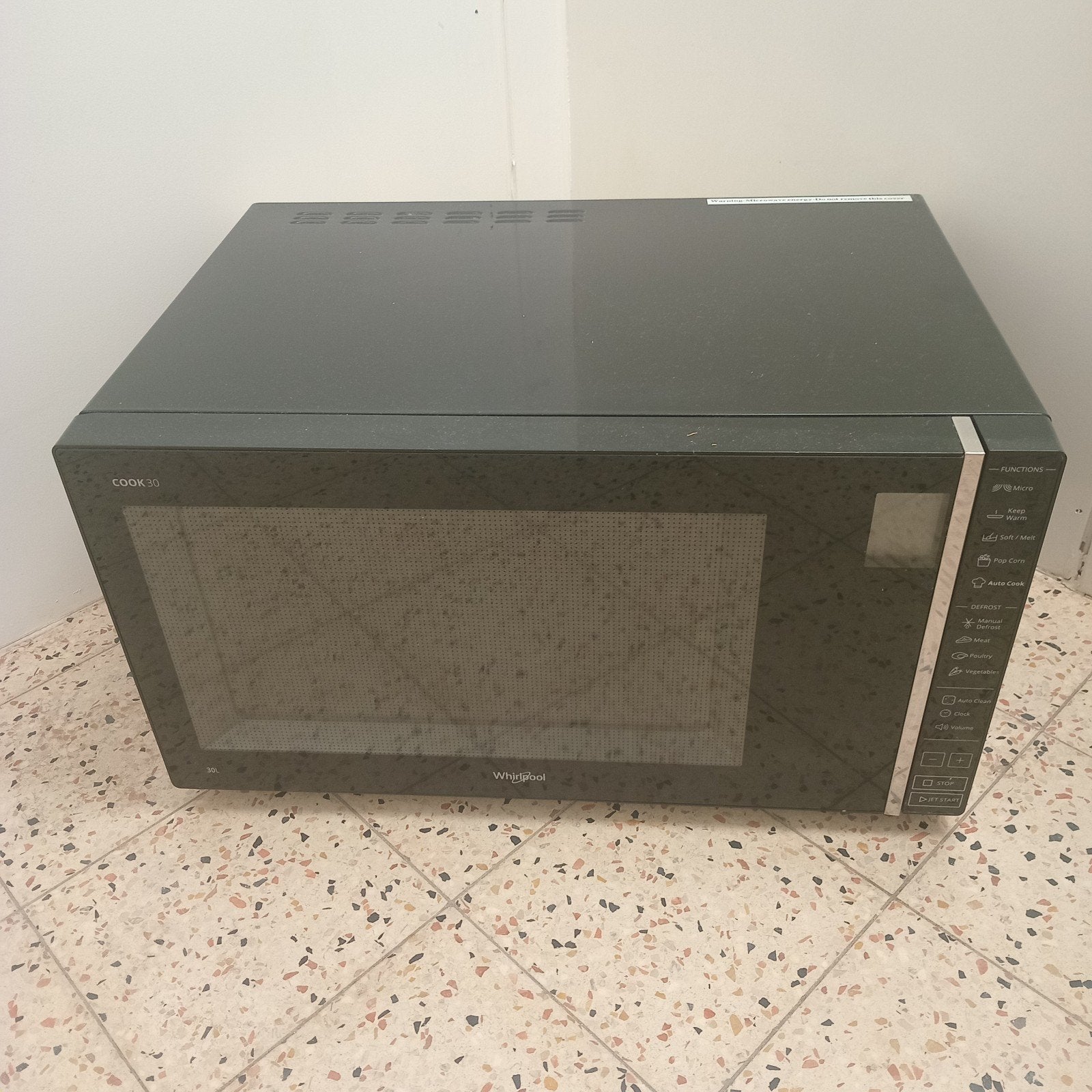 Four à micro-ondes/micro-ondes Whirlpool Cook 30 (noir, 900, Enlèvement, Micro-ondes
