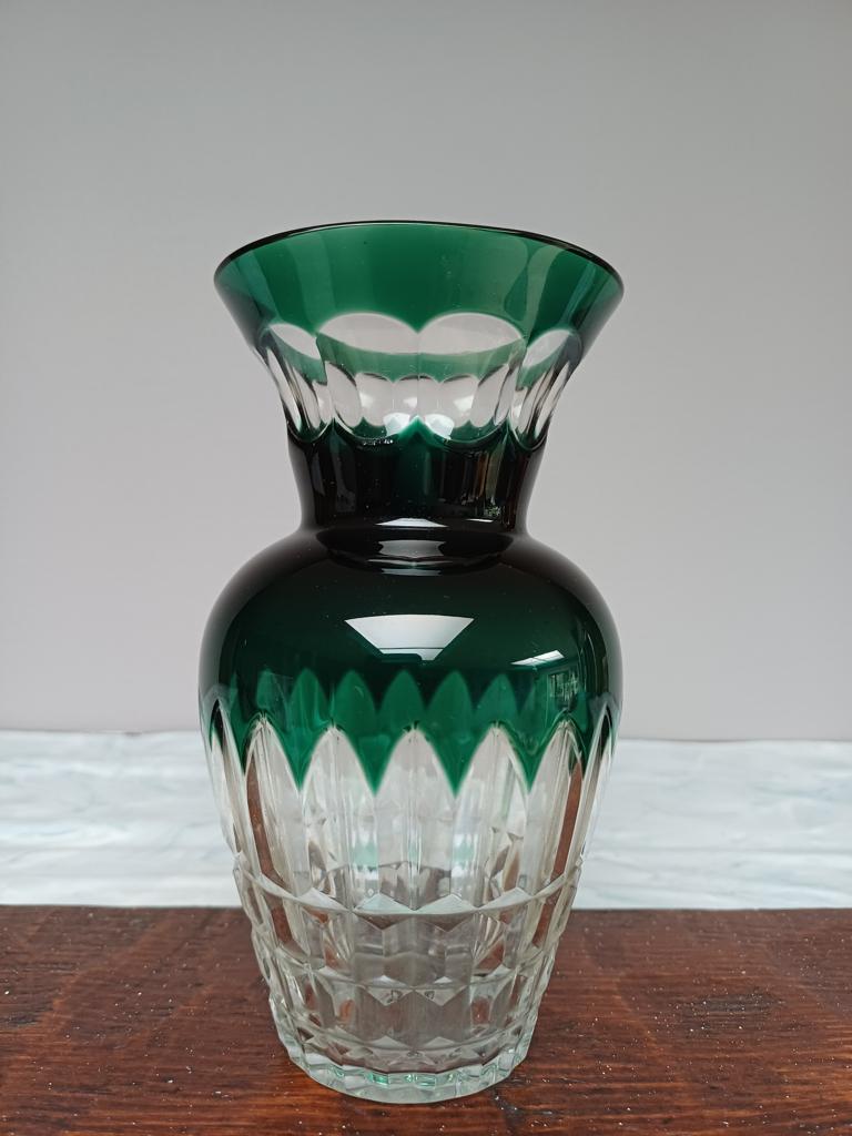val saint lambert vaasje 15 cm groot origeneel in de doos, Antiek en Kunst, Ophalen