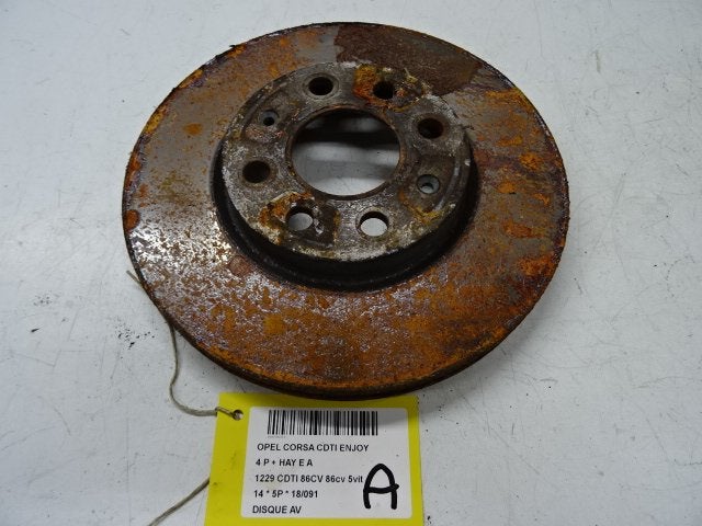 FREIN DISQUE AVANT Opel Corsa D (01-2006/12-2014), Opel, Opel Automobile GmbH, Utilisé, Kontakt-opel@opel.com