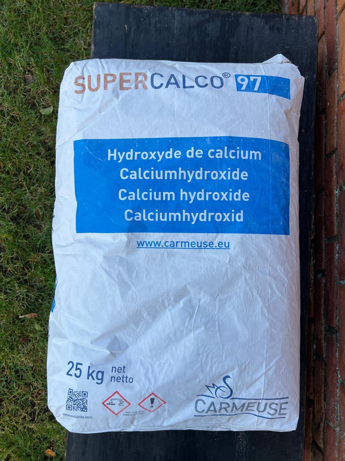Calciumdihydroxide - gebluste kalk (25 kg), Ophalen, Nieuw