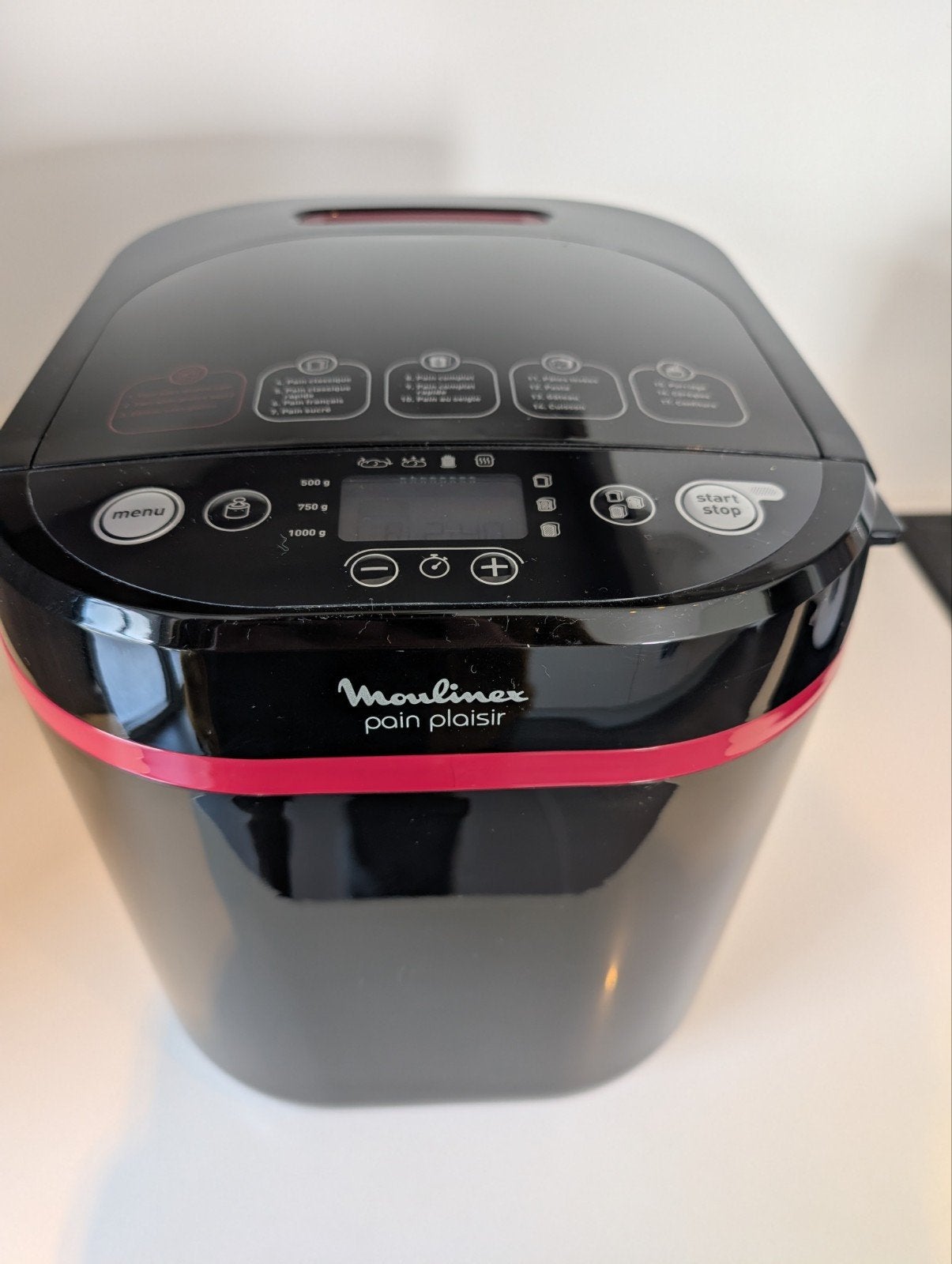 Moulinex broodbakmachine, Elektronische apparatuur, Meer dan 10 programma's, Zo goed als nieuw, 400 tot 800 gram deeg, Ophalen
