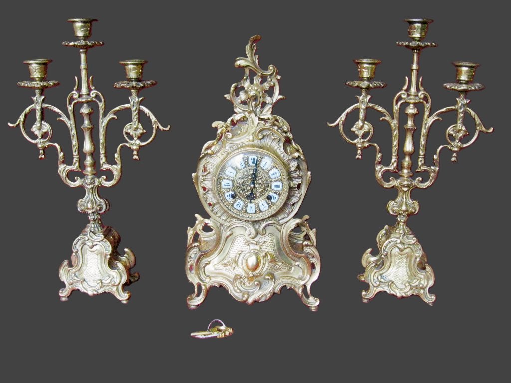 Vergulde Italiaanse garnituur Collection d'Art., Ophalen