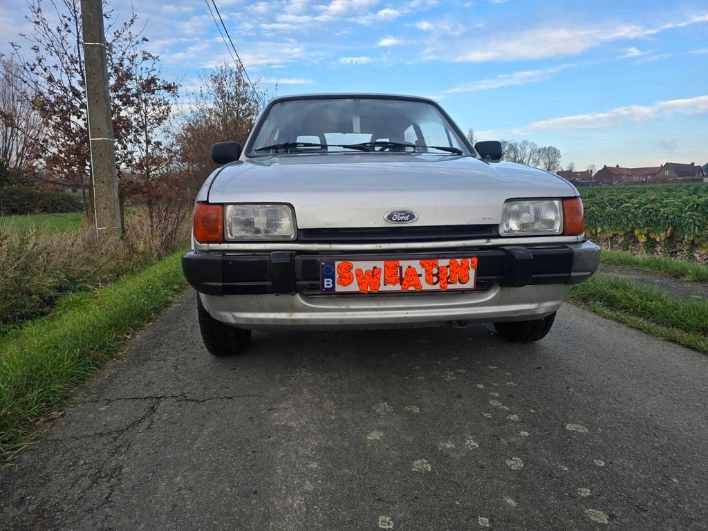 Ford Fiesta 1986 1.0 benz, Auto's, Voorwielaandrijving, Stof, 33 kW, Handgeschakeld