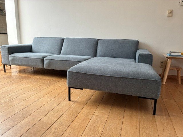 Canapé 3 places avec chaise longue de la marque belge Sits, Maison & Meubles, Canapés | Salons, Tissus, Banc d'angle, Quatre personnes ou plus
