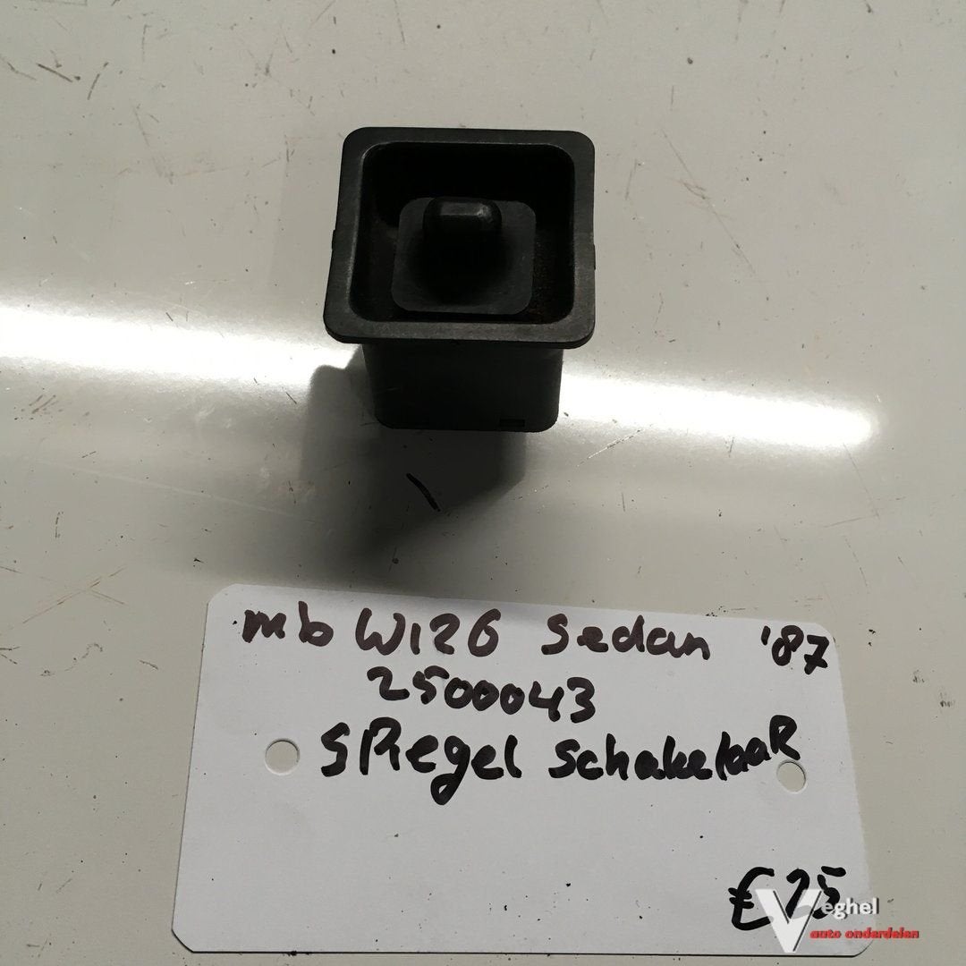 Mercedes W126 1987 2500043 Spiegelverstelschakelaar, -, Utilisé, -, -