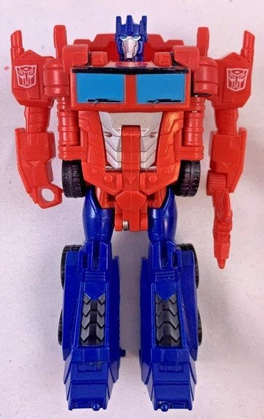 Changeur en 1 étape Hasbro Transformers Cyberverse Optimus P, Collections, Transformers, Comme neuf, Autres générations, Autobots