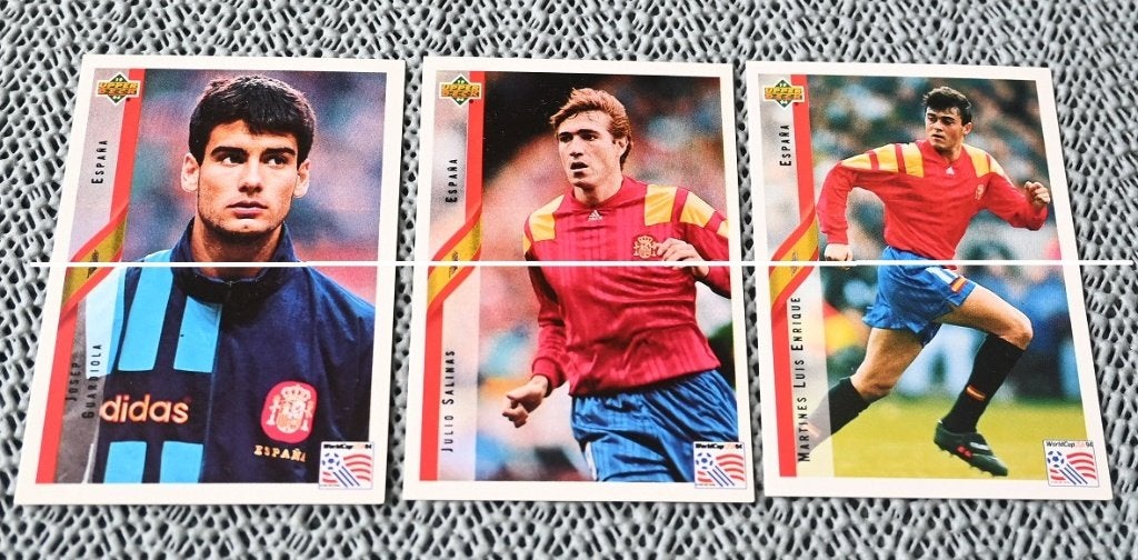 Upper deck Coupe du monde USA 94/Espagne/3 autocollants, Envoi, Neuf, Affiche, Image ou Autocollant