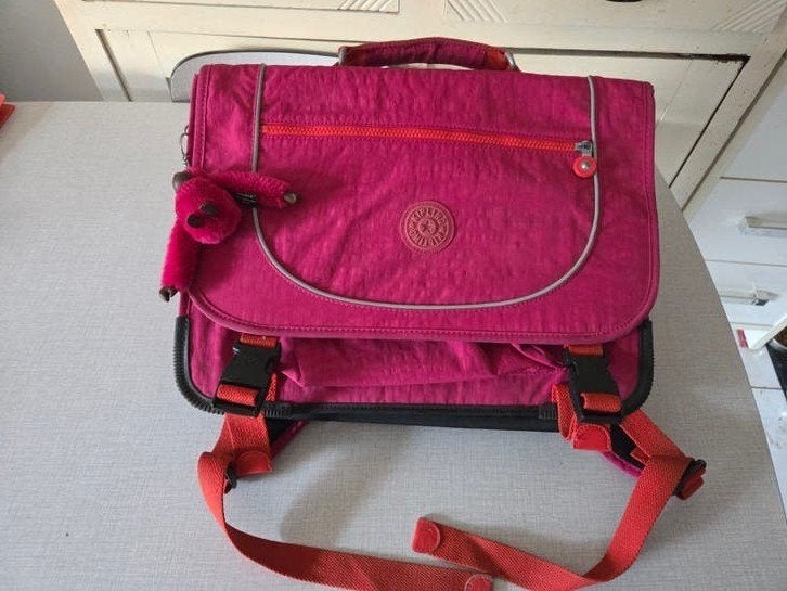 Kipling boekentas., Ophalen of Verzenden, Zo goed als nieuw, Rugtas