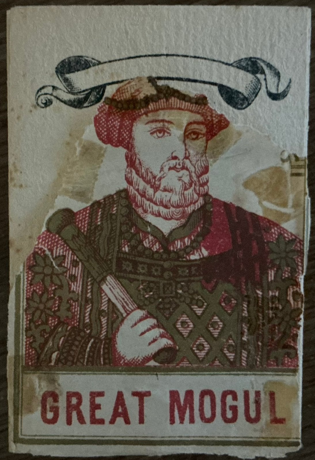 Oude speelkaarten GREAT MOGUL, Ophalen of Verzenden, Zo goed als nieuw, Speelkaart(en)