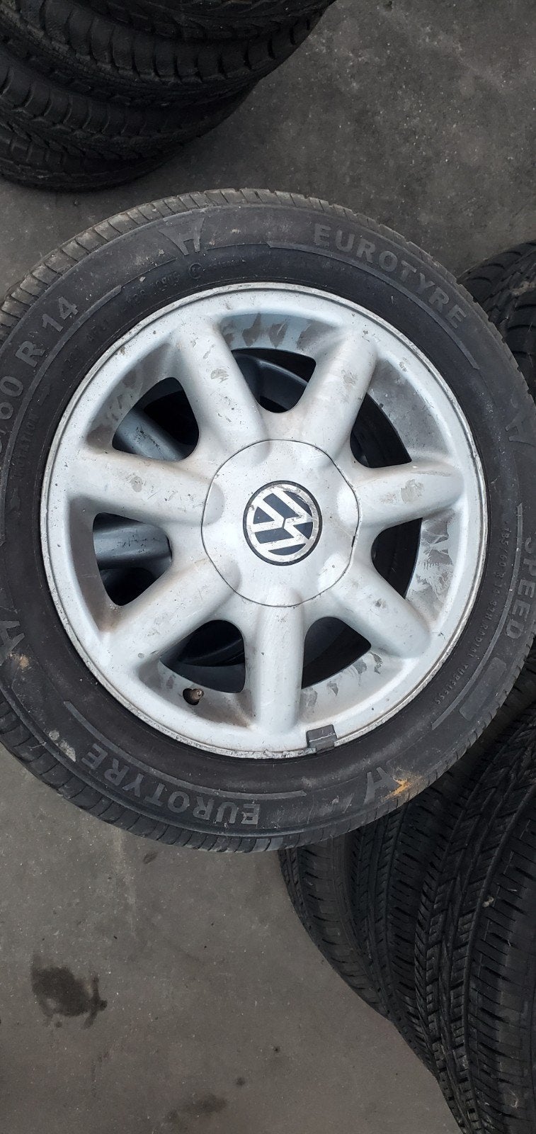 VW velgen 4x100 MK2 MK3, Auto-onderdelen, Banden en Velgen, Ophalen, 14 inch, Gebruikt, Banden en Velgen