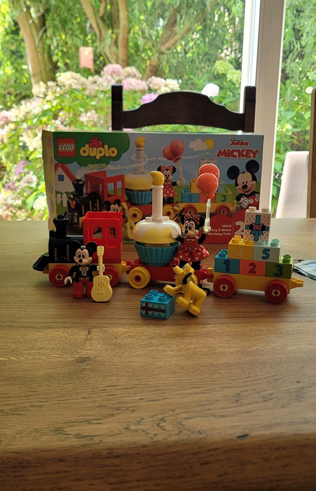 lego duplo  Mickey  & Minnie Birthday Train 10941, Kinderen en Baby's, Ophalen, Zo goed als nieuw, Compleet, Complete set