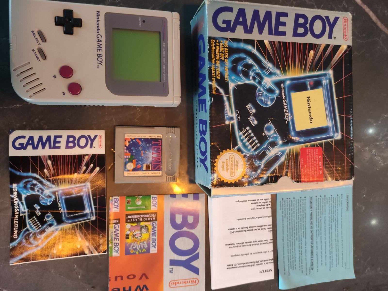 Nintendo GameBoy Fat en boîte avec Tetris, Enlèvement ou Envoi