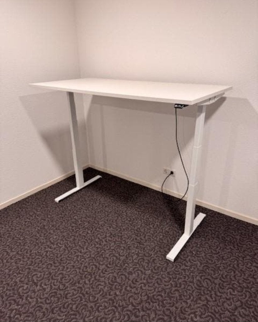 Bureau électrique ergonomique 160x80cm, 160 cm, Bureau assis-debout, Électrique, Comme neuf
