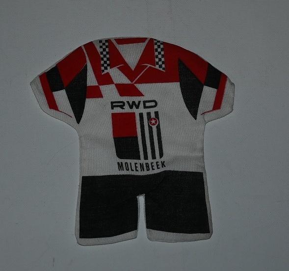 RWDM / RWD Molenbeek / Mini - truitje +/- 18 cm, Verzamelen, Sportartikelen en Voetbal, Verzenden, Gebruikt, Shirt